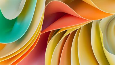 Colorful abstract 3D Render ultra HD 4K wallpaper