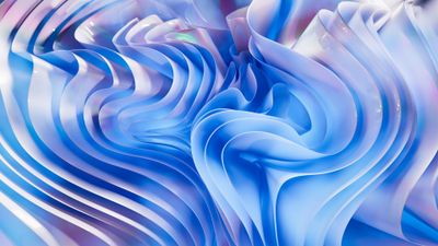 Blue aesthetic Abstract art ultra HD 4K wallpaper