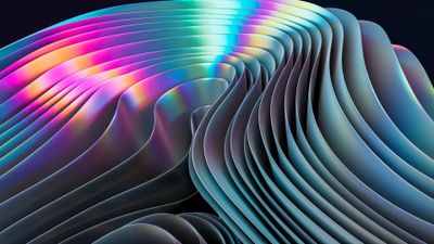 Neon Gradient Abstract ultra HD 4K wallpaper