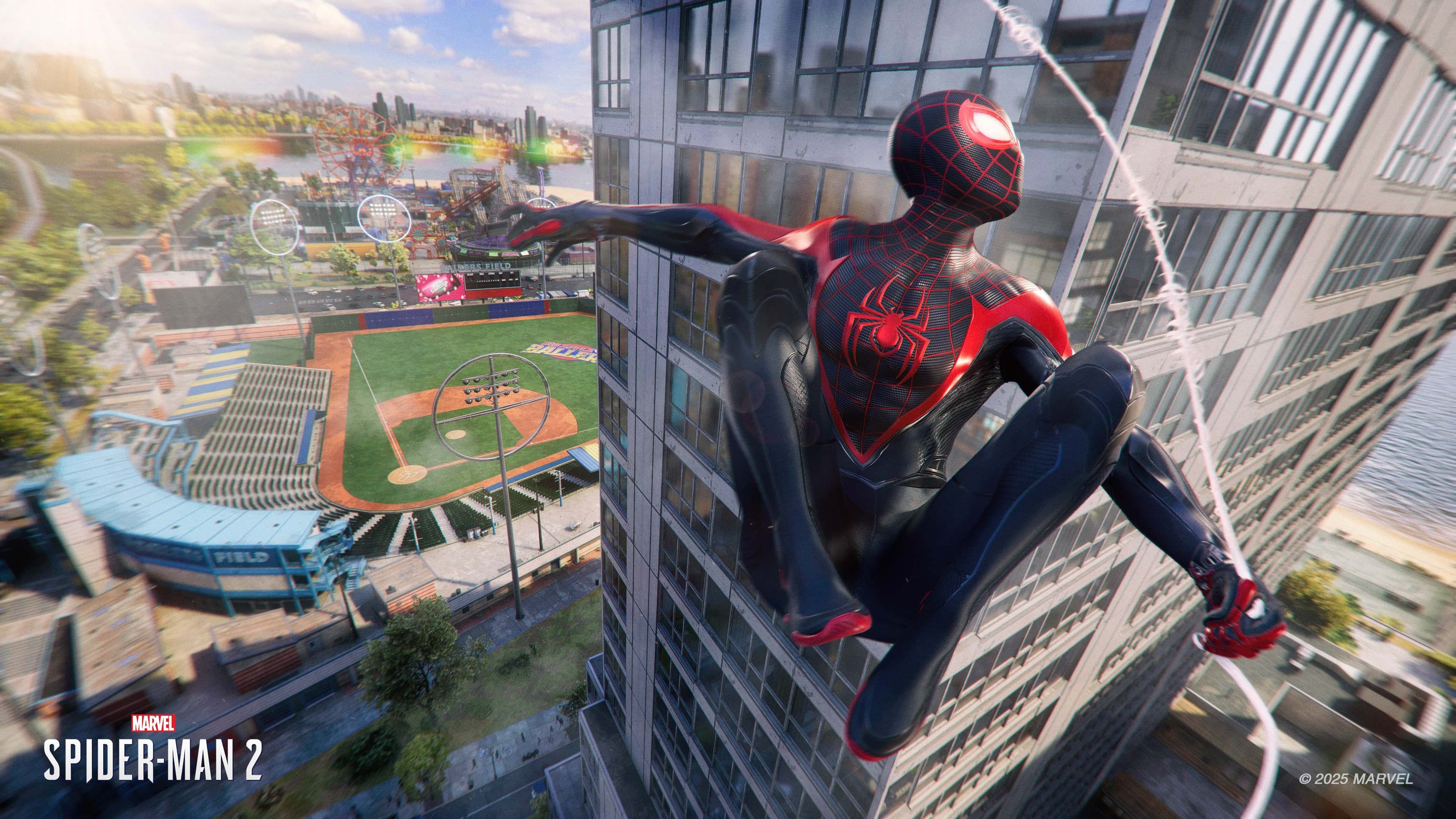 Miles Morales Swing ultra HD 4K wallpaper