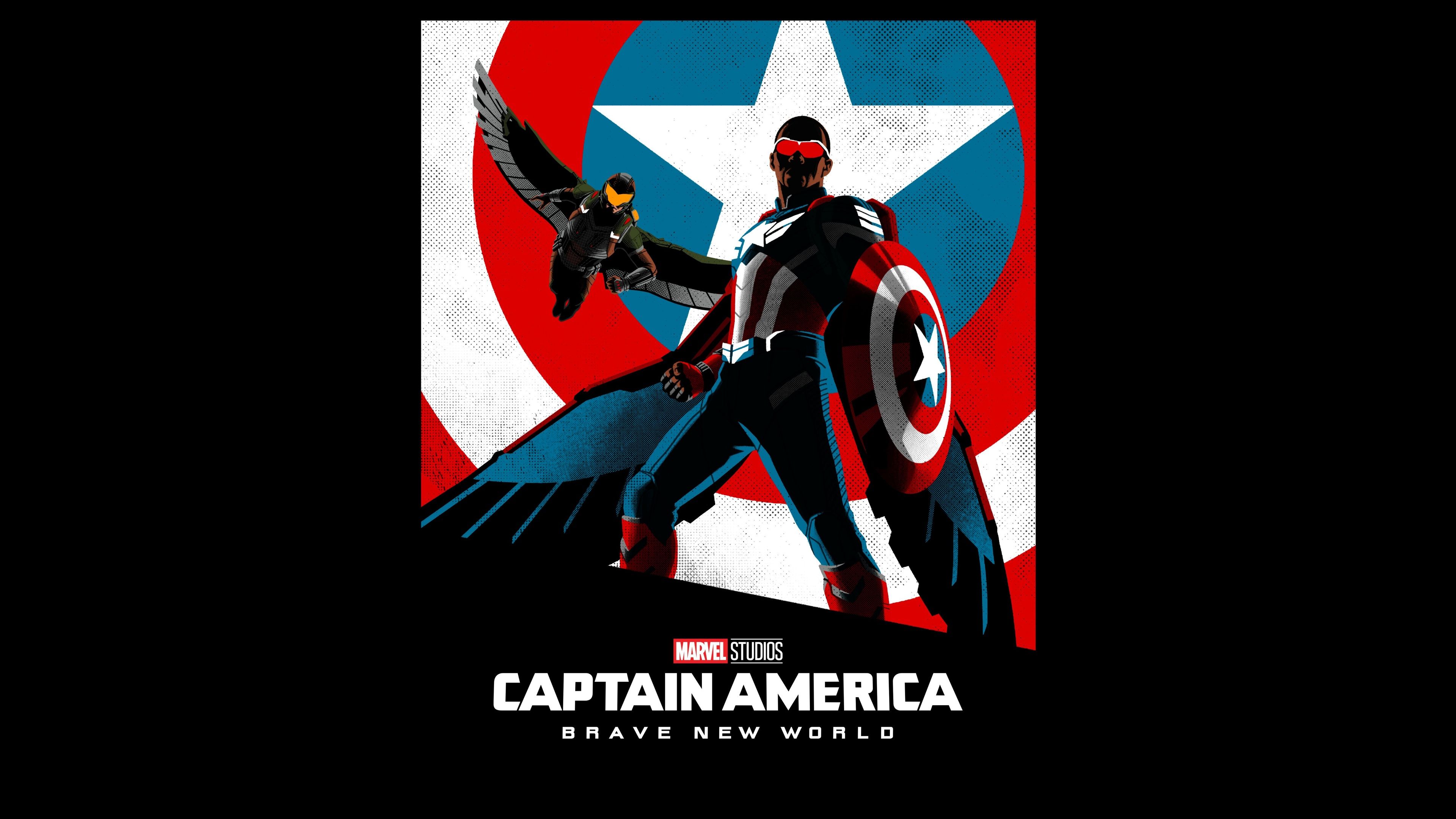 Captain America: Brave New World Artwork ultra HD 4K wallpaper