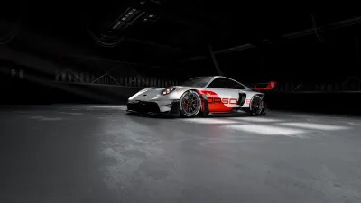 Porsche 911 GT3 R Dark aesthetic ultra HD 4K wallpaper