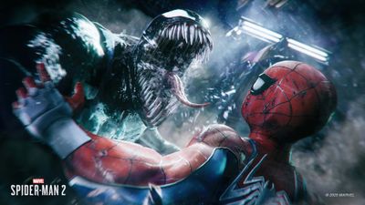 Venom vs Spiderman Marvel's Spider-Man 2 ultra HD 4K wallpaper