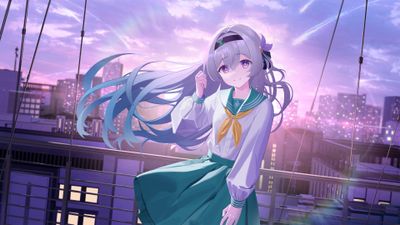 Firefly (Honkai: Star Rail) Anime girl ultra HD 4K wallpaper