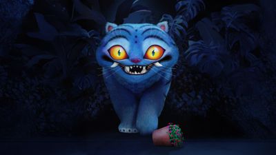 Derpy Tiger KPop Demon Hunters ultra HD 4K wallpaper