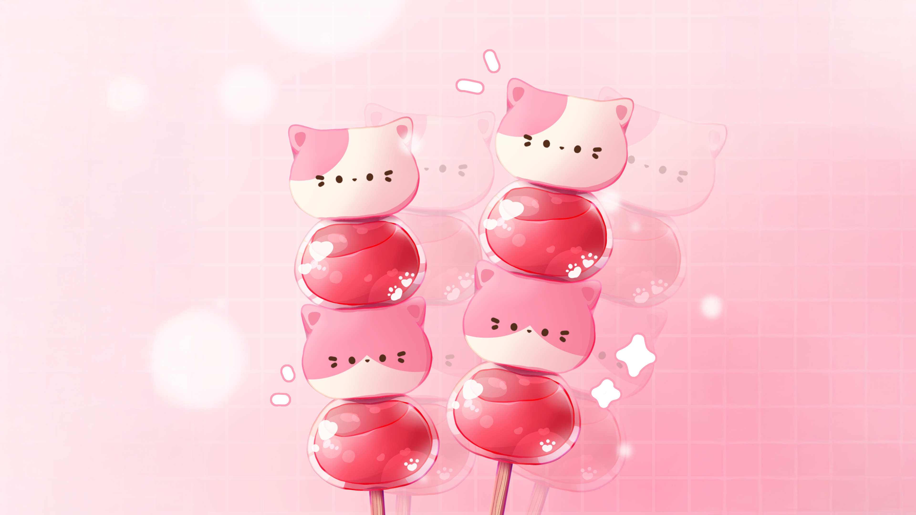 Kawaii Candy ultra HD 4K wallpaper
