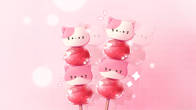 Kawaii Candy ultra HD 4K wallpaper