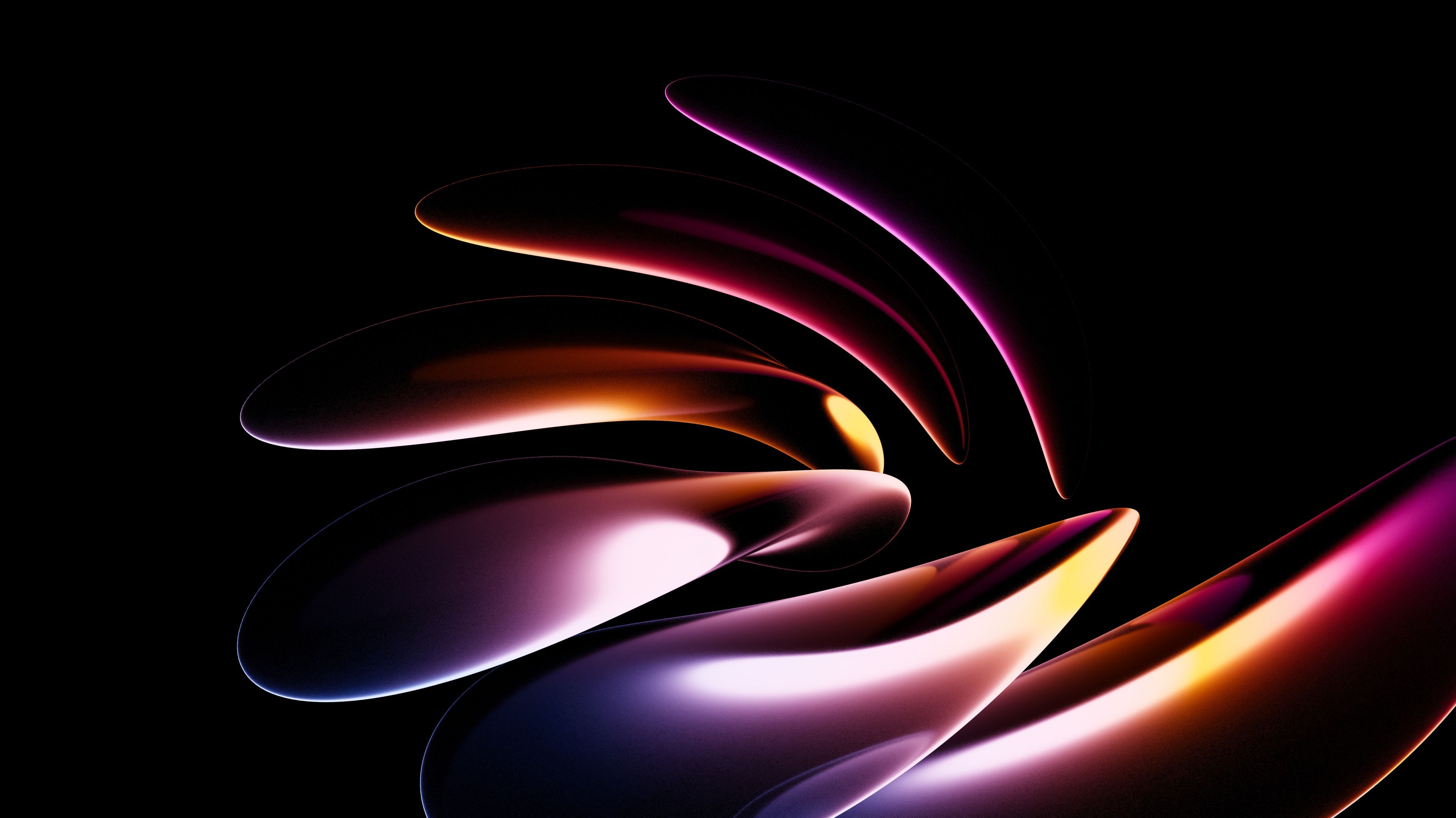 Dark aesthetic 3D Render ultra HD 4K wallpaper