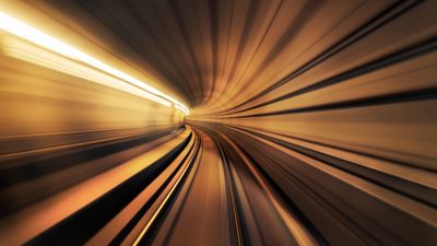 Tunnel Motion blur ultra HD 4K wallpaper