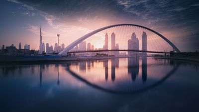 Tolerance Bridge Dubai ultra HD 4K wallpaper