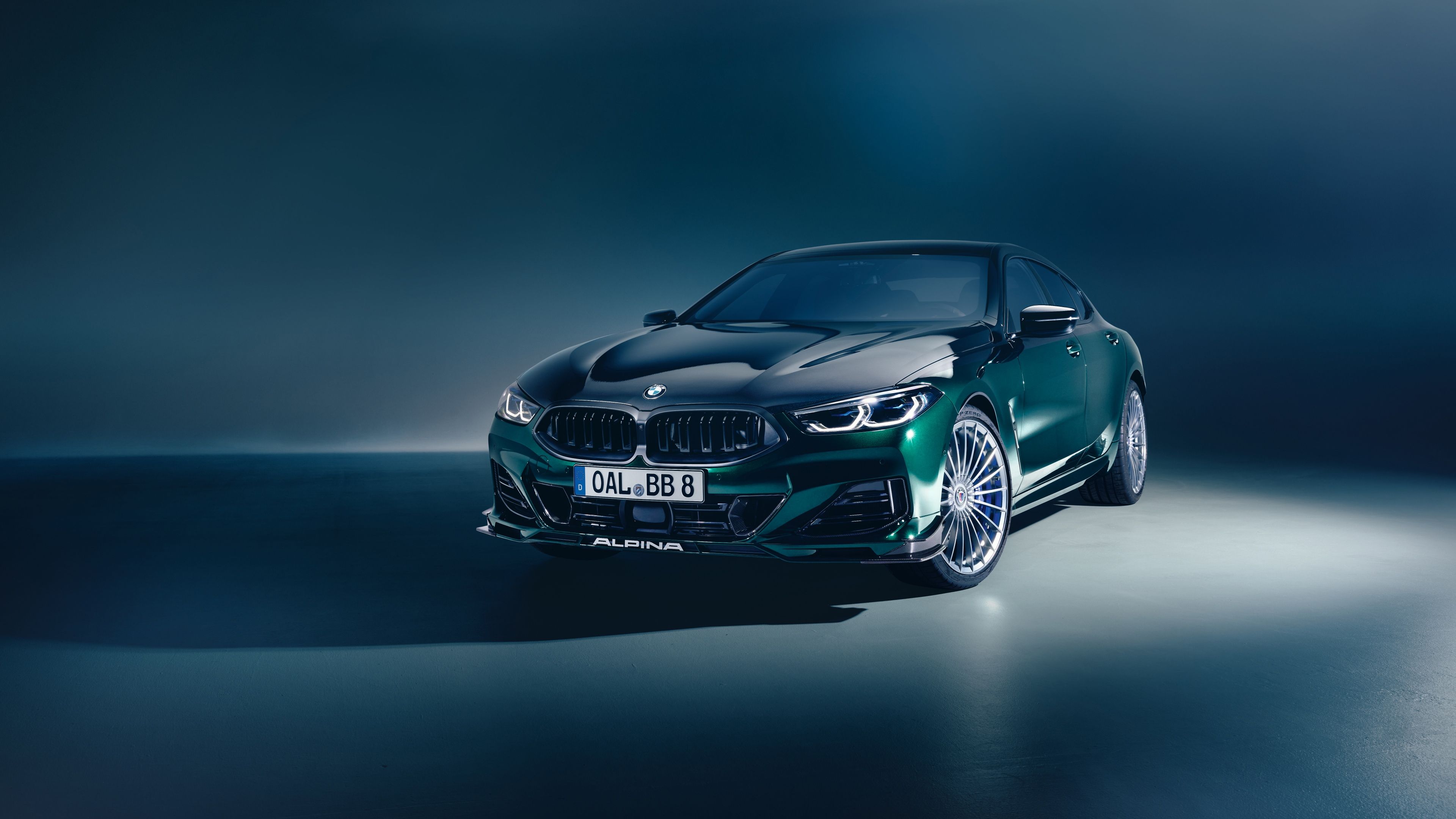 BMW Alpina B8 GT Gran Coupe 2025 ultra HD 4K wallpaper