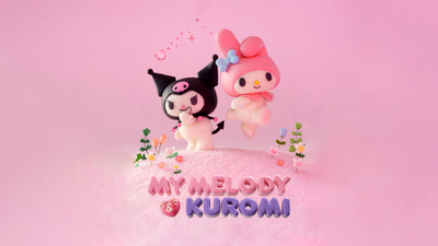My Melody & Kuromi Netflix series ultra HD 4K wallpaper