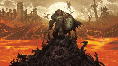 Iron Tank Doom Slayer ultra HD 4K wallpaper