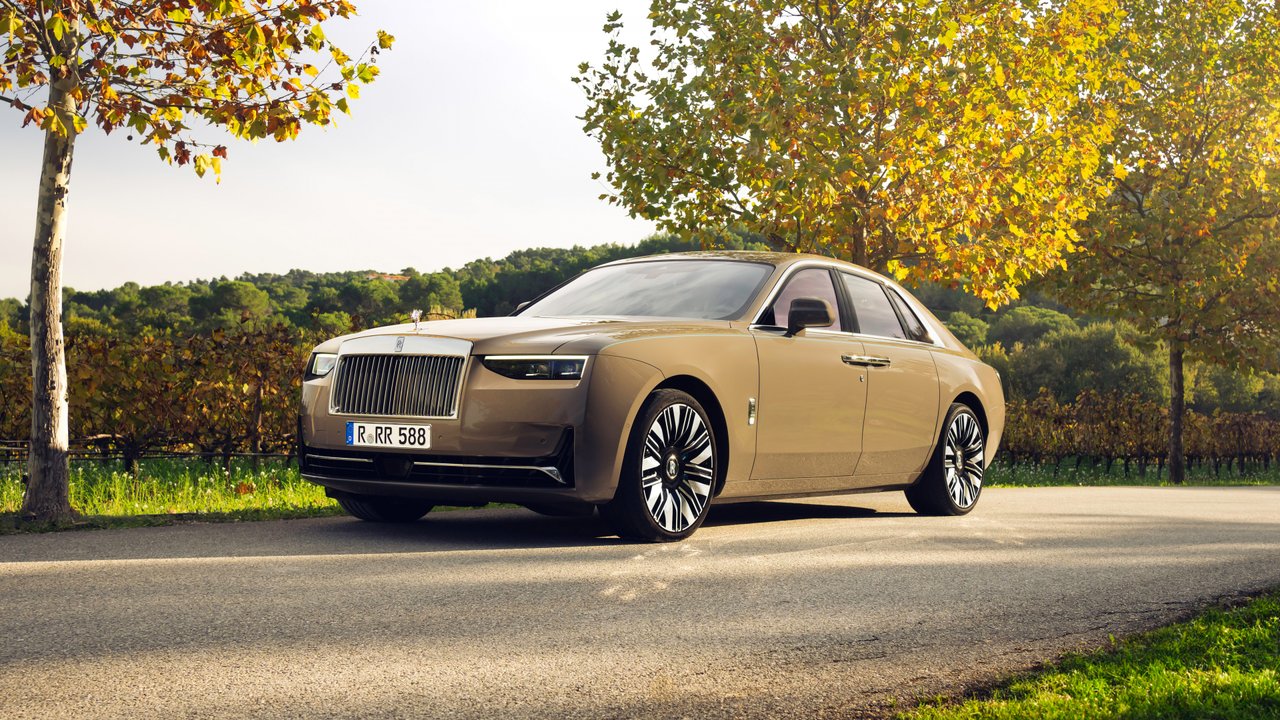 Service Backgounds Rolls-Royce Ghost Purist 2025 ultra HD 4K wallpaper