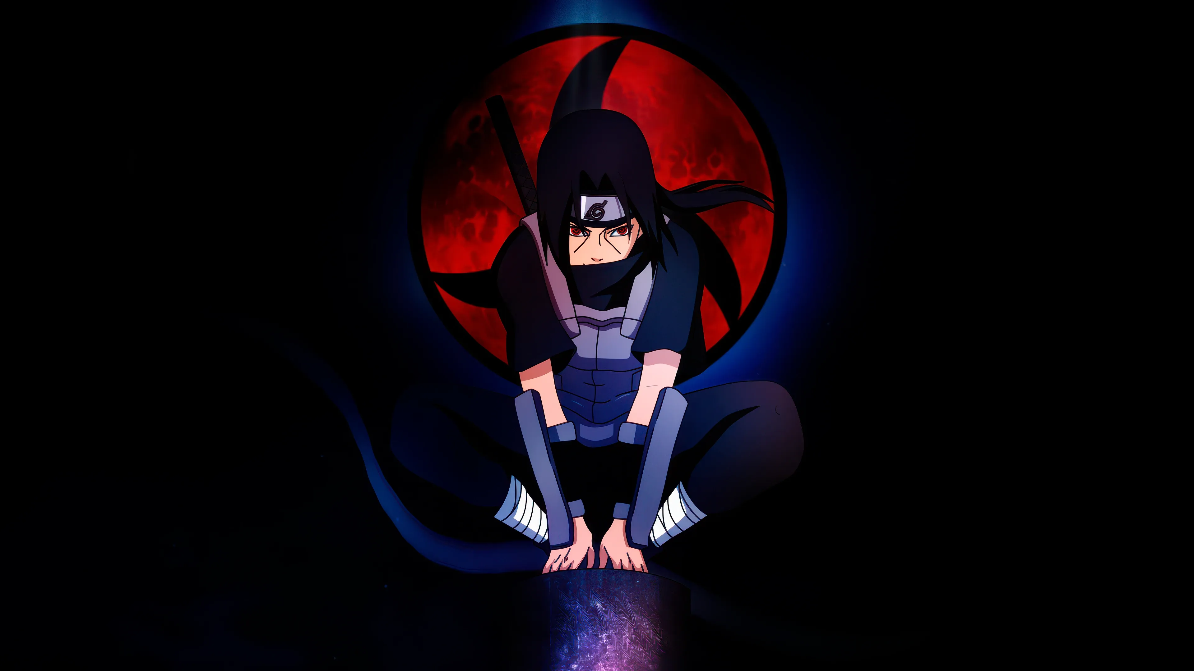 Itachi Uchiha Pose 4K Wallpaper | Pixground