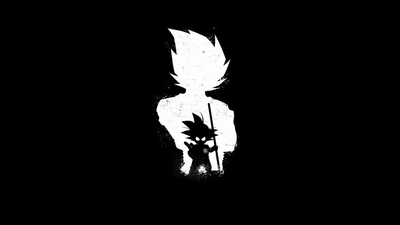 Goku Black and White ultra HD 4K wallpaper