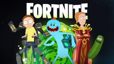 Fortnite Mecha Morty ultra HD 4K wallpaper