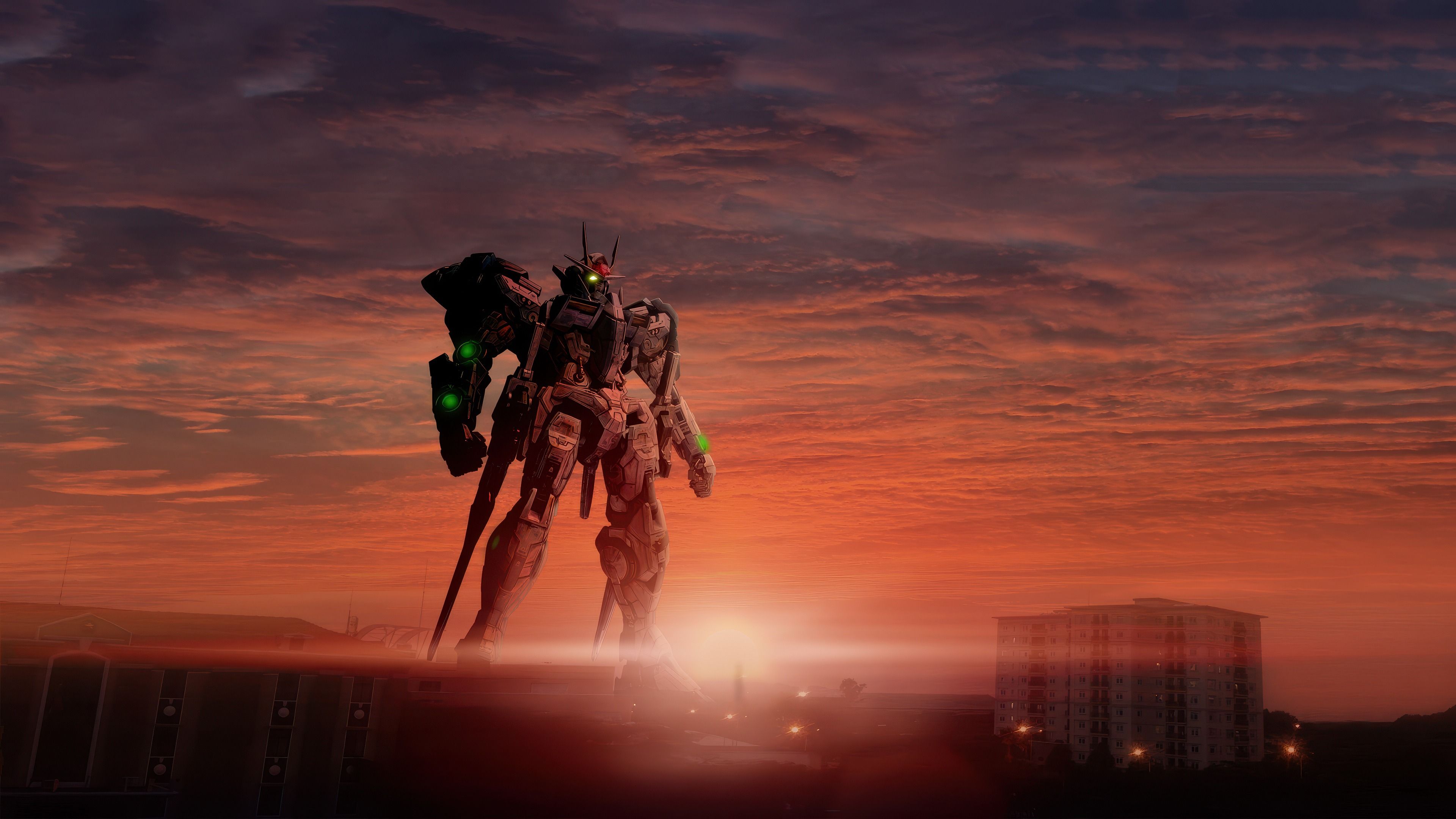 Gundam Robot ultra HD 4K wallpaper