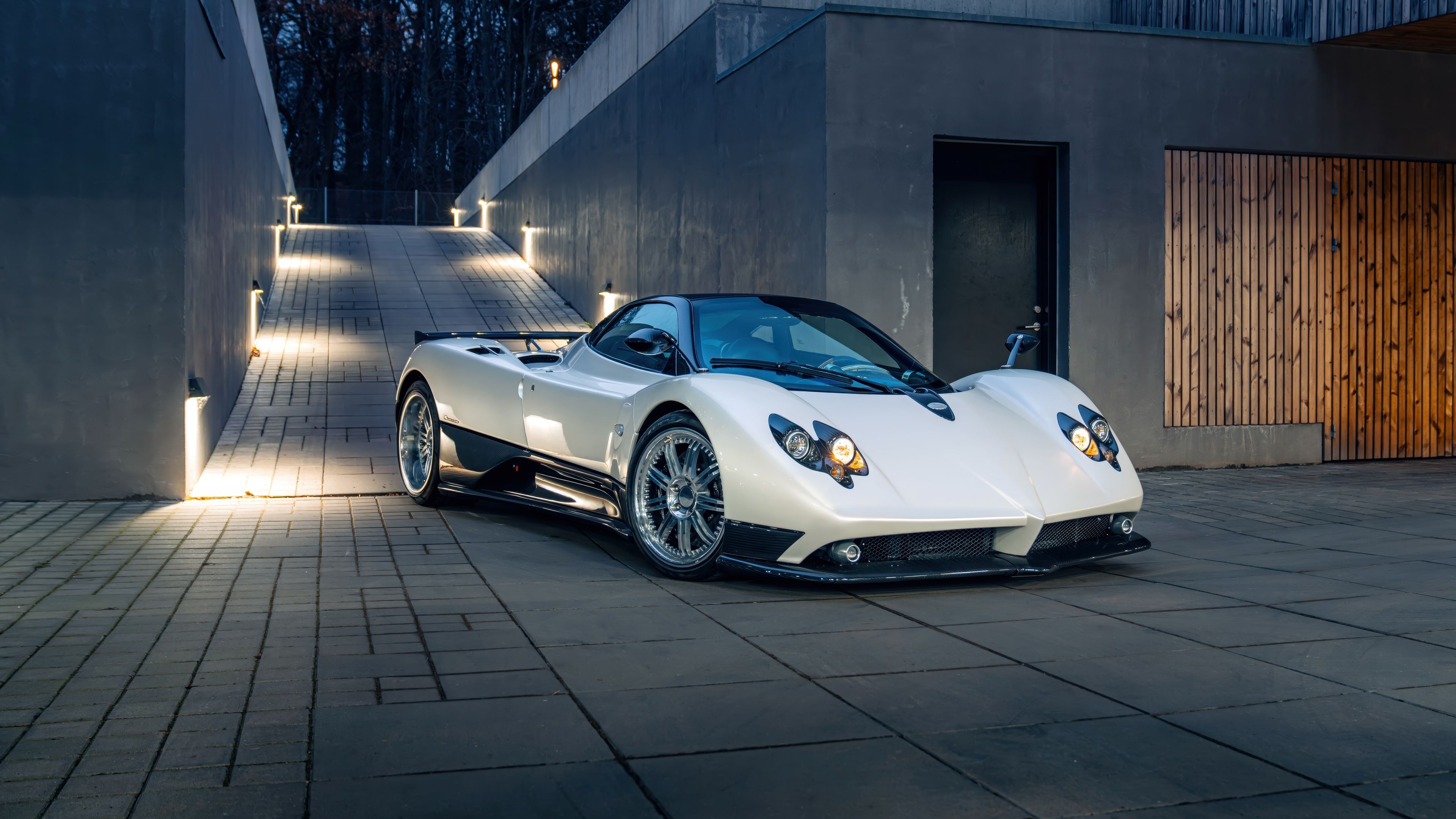 Pagani Zonda F Hyper Sports Cars ultra HD 4K wallpaper