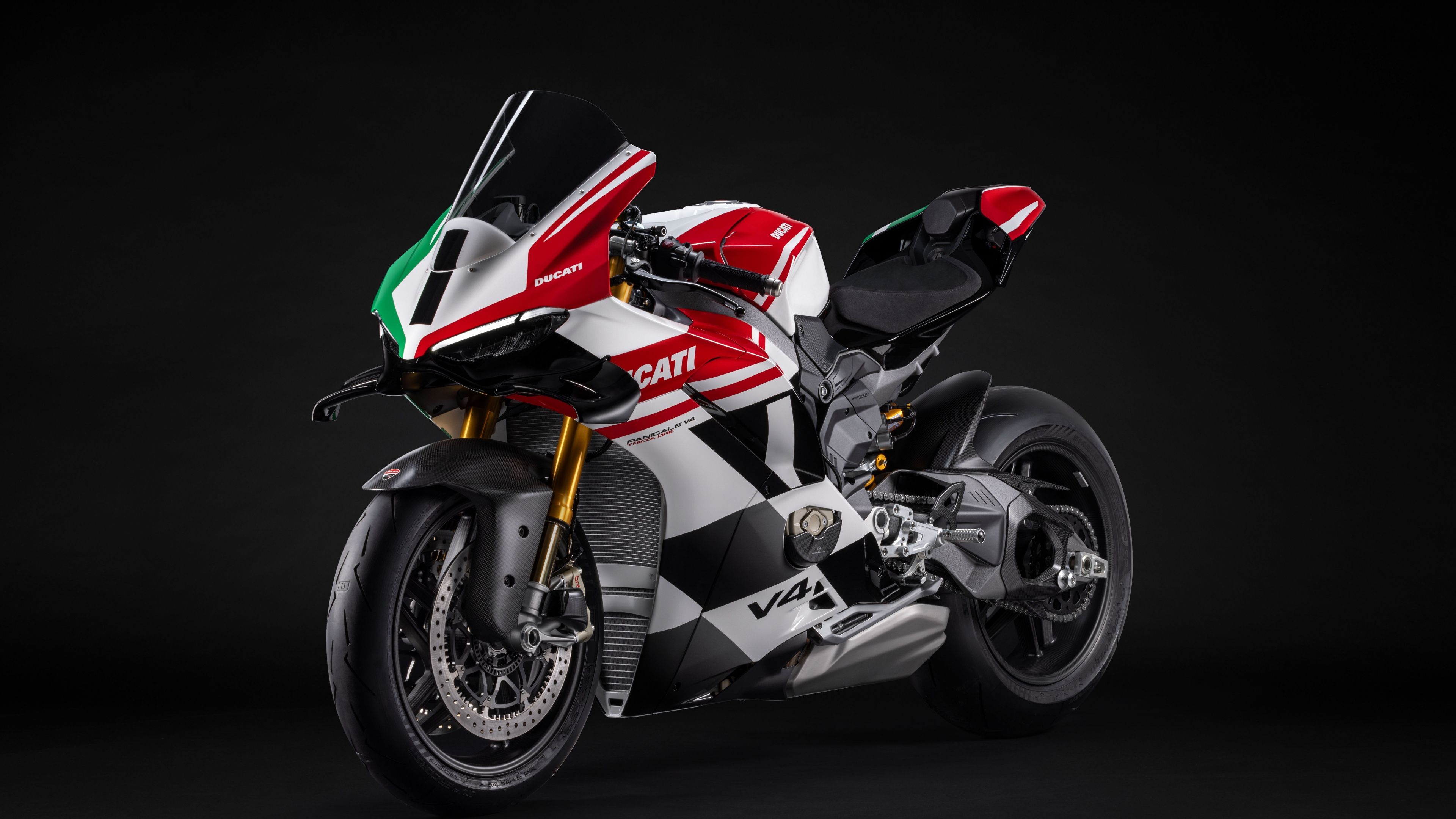 Ducati Panigale V4 Tricolore 2025 ultra HD 4K wallpaper