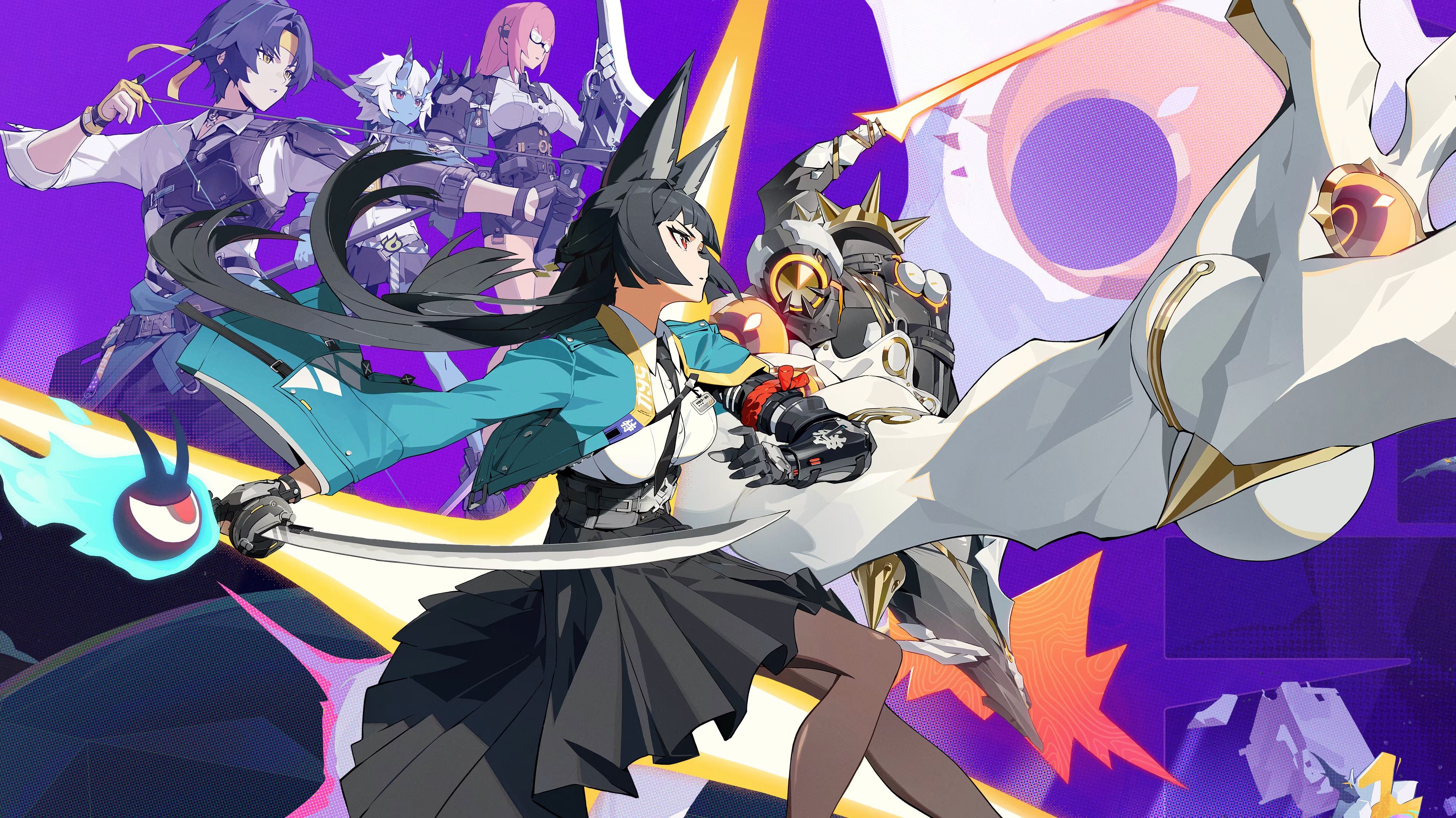 Zenless Zone Zero 2025 Games ultra HD 4K wallpaper