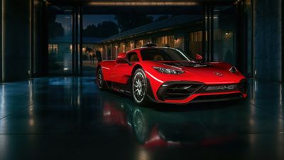 Mercedes-AMG ONE Red cars ultra HD 4K wallpaper