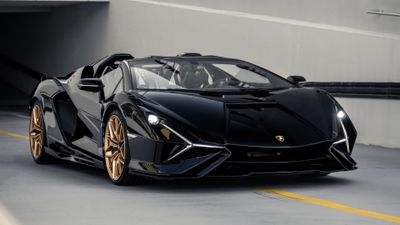 Lamborghini Sián Roadster Vertical ultra HD 4K wallpaper