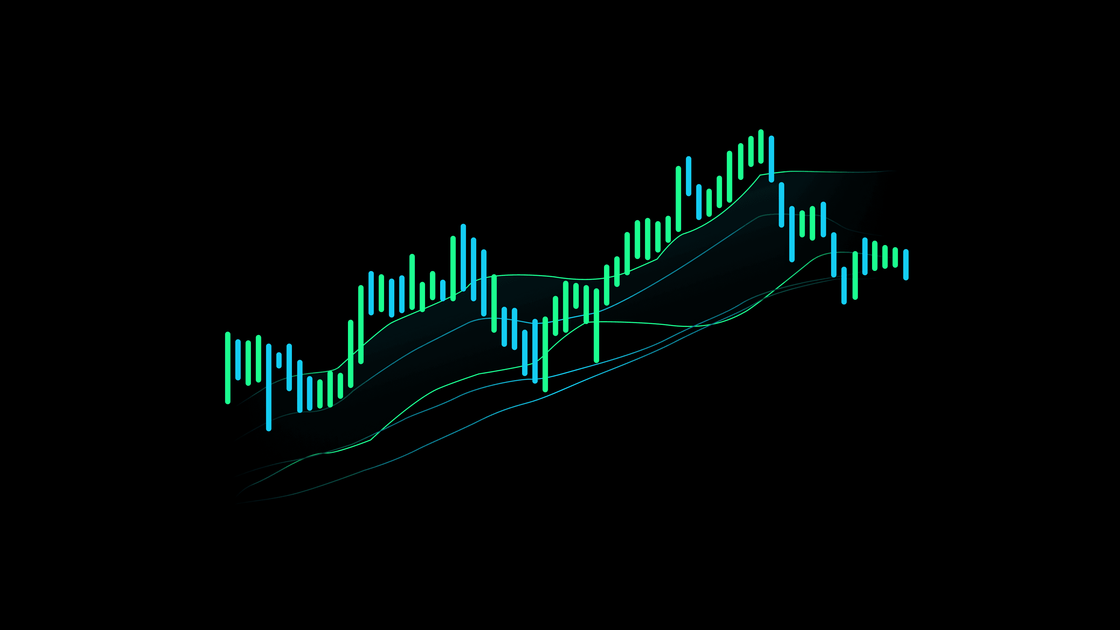 Trading Candlestick pattern ultra HD 4K wallpaper