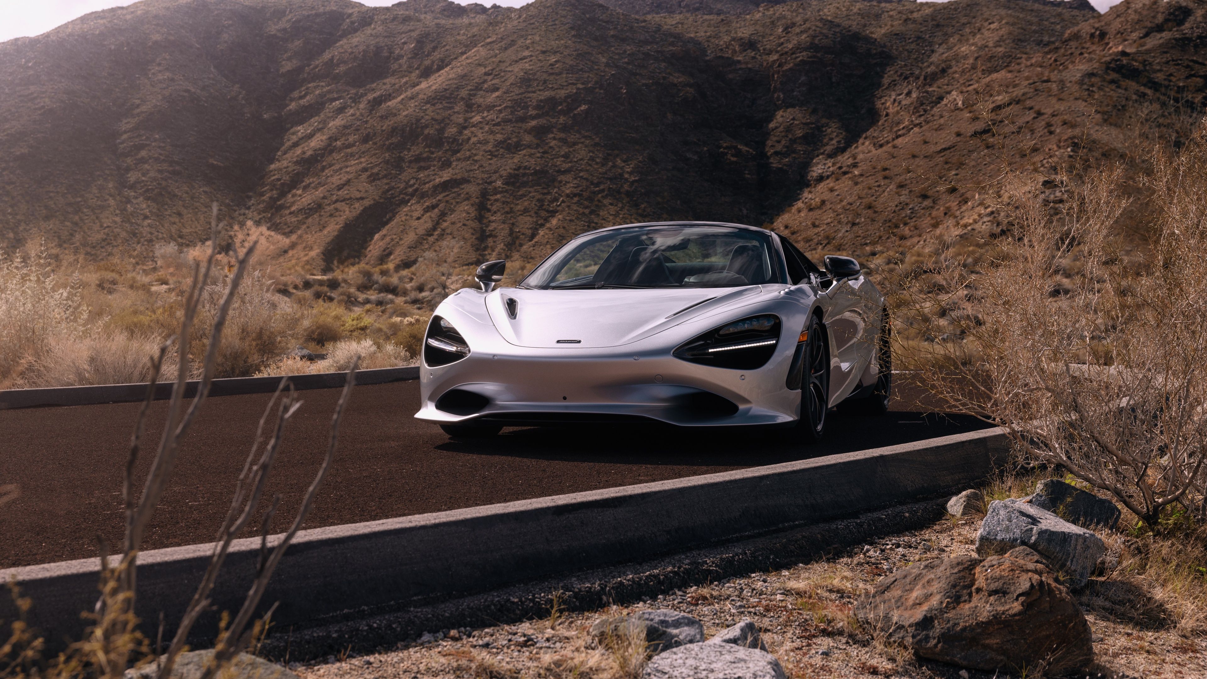 McLaren 750S Spider Tarmac ultra HD 4K wallpaper