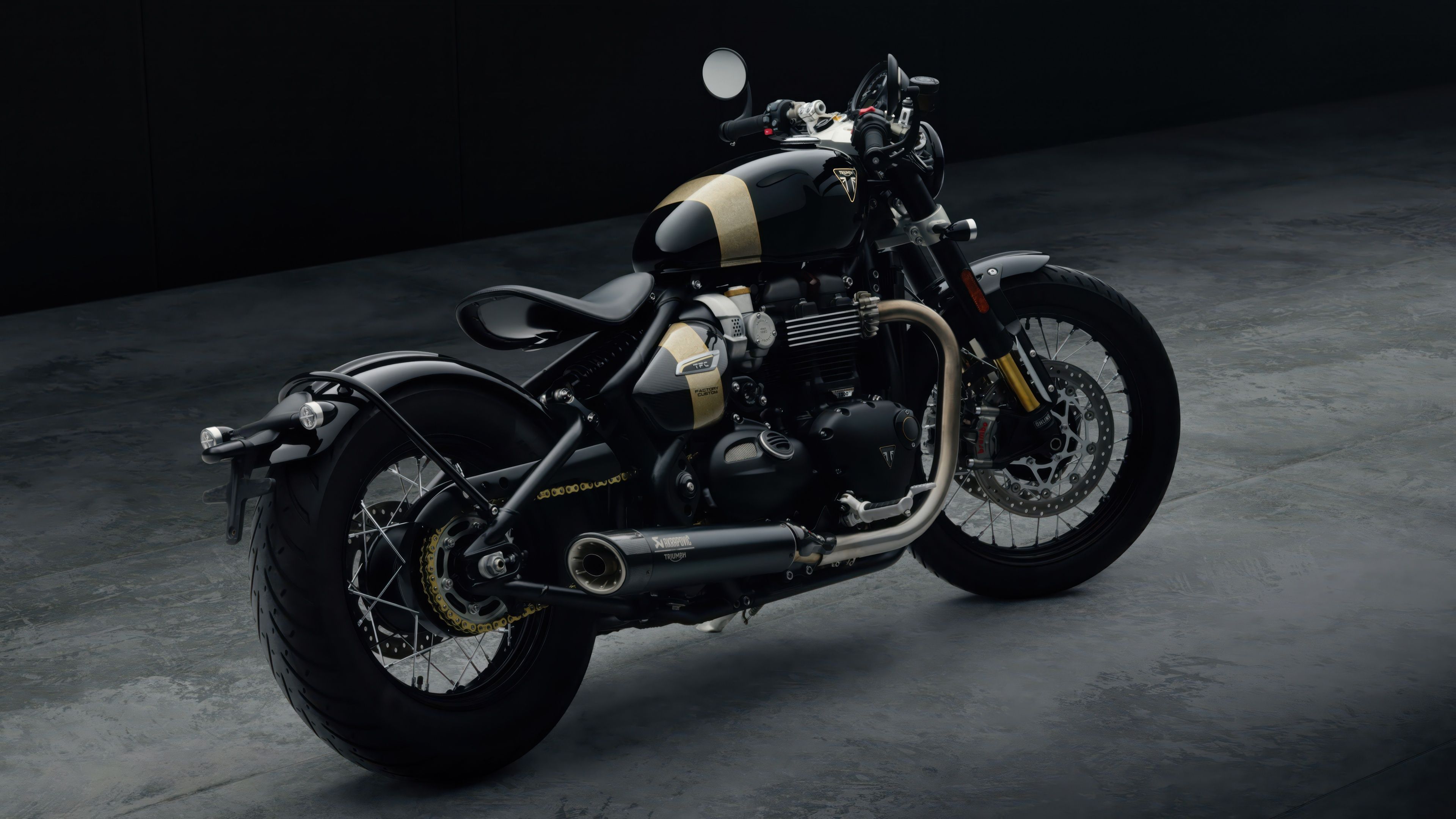 Triumph Bonneville Bobber TFC 2025 ultra HD 4K wallpaper