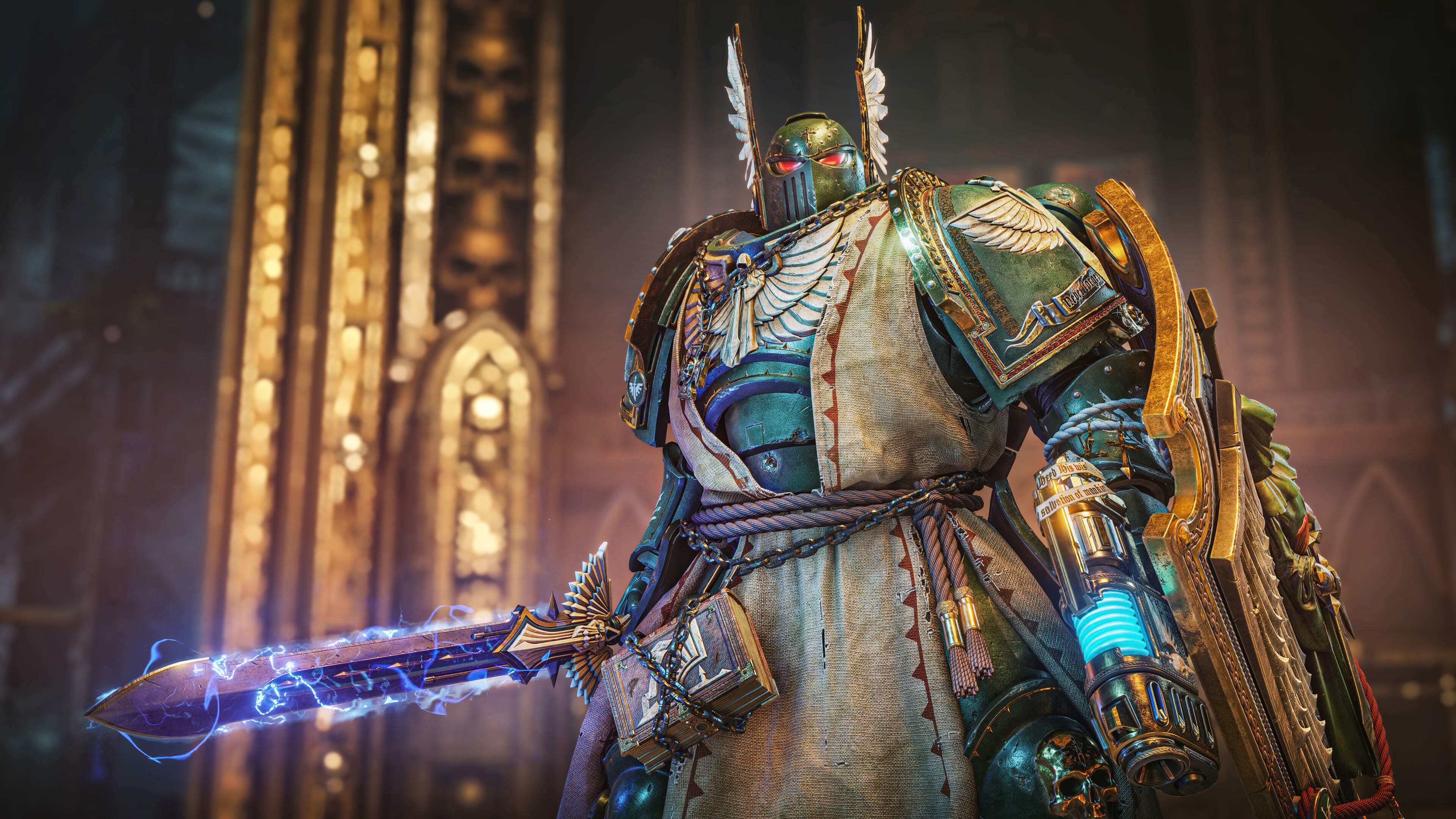 Dark Angel Bulwark Armor ultra HD 4K wallpaper