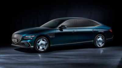 Genesis Electrified G80 ultra HD 4K wallpaper