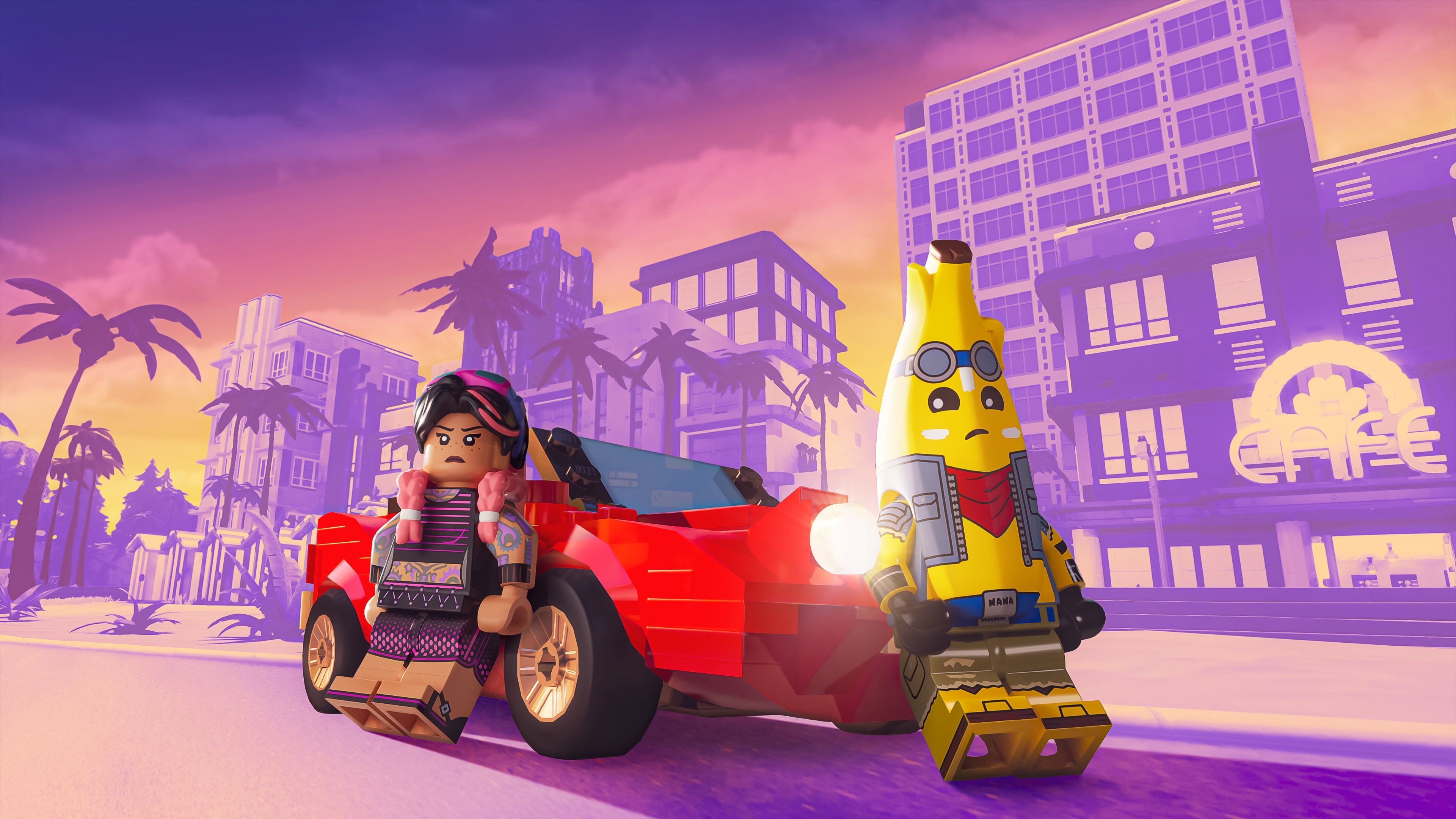 LEGO Fortnite GTA 6 ultra HD 4K wallpaper