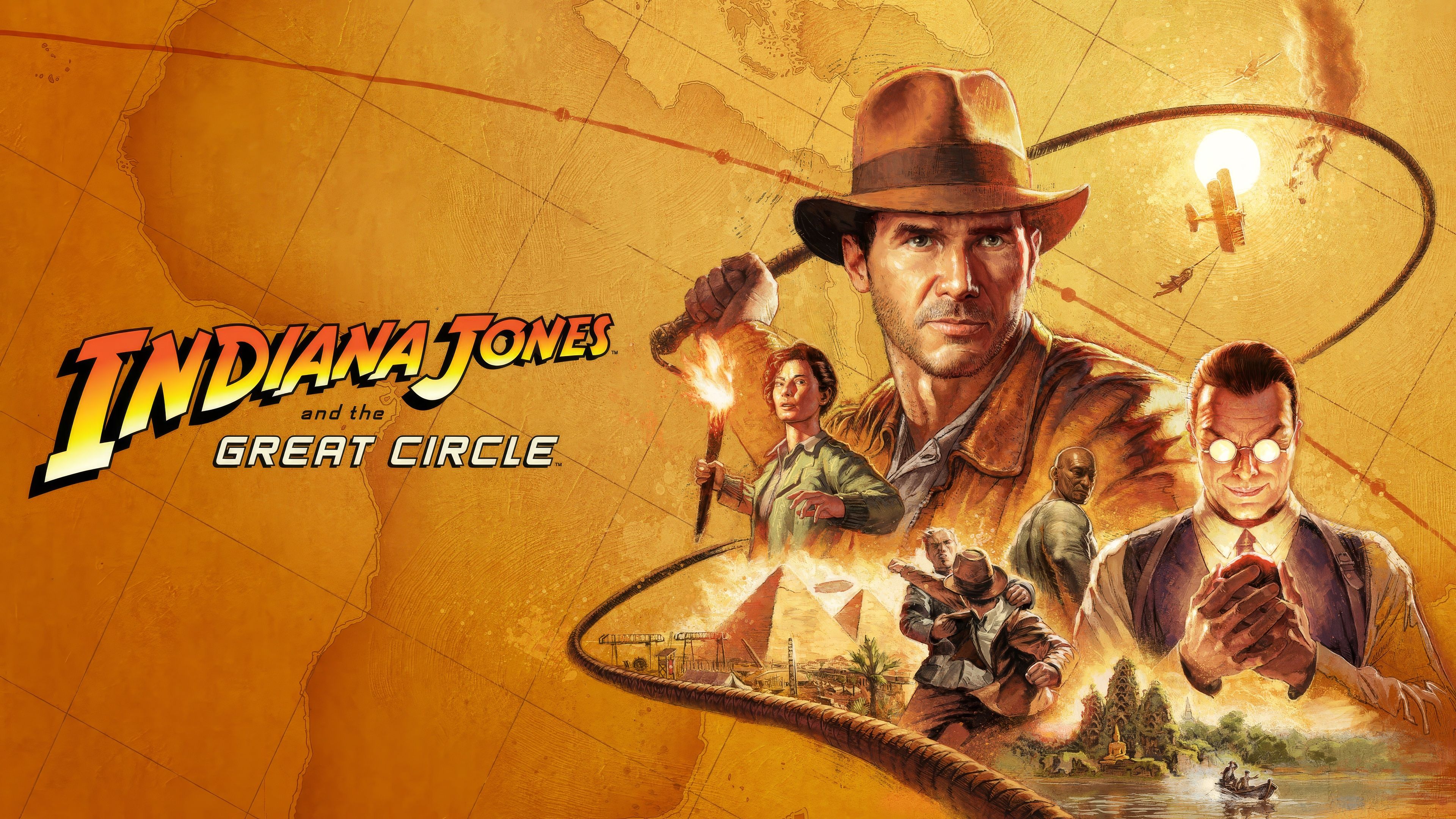 Indiana Jones and the Great Circle Key Art ultra HD 4K wallpaper