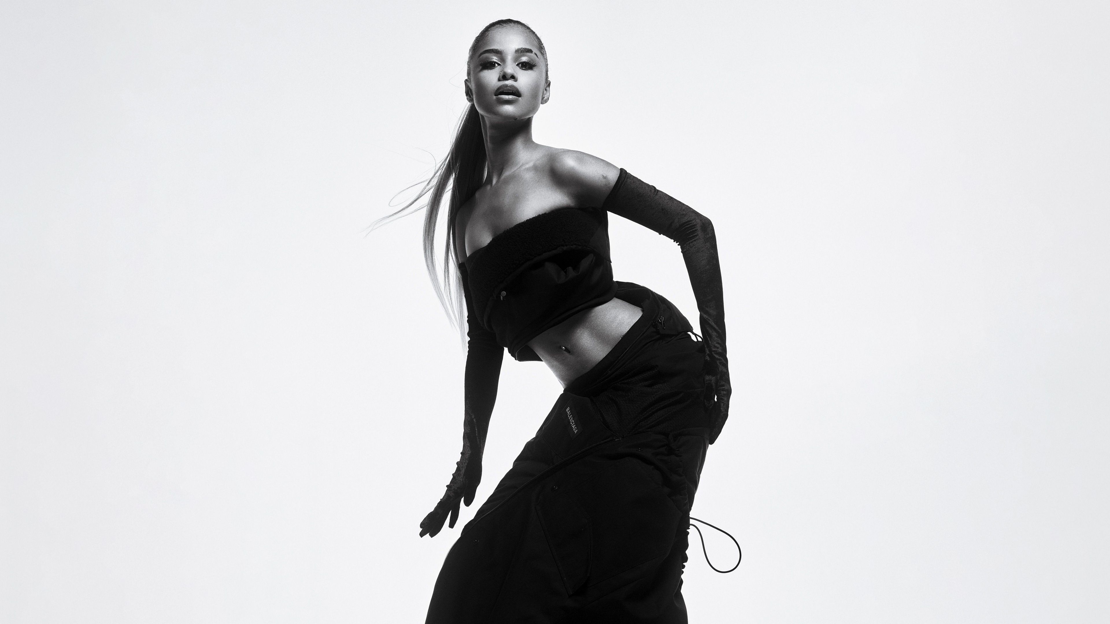 Tyla Black and White ultra HD 4K wallpaper