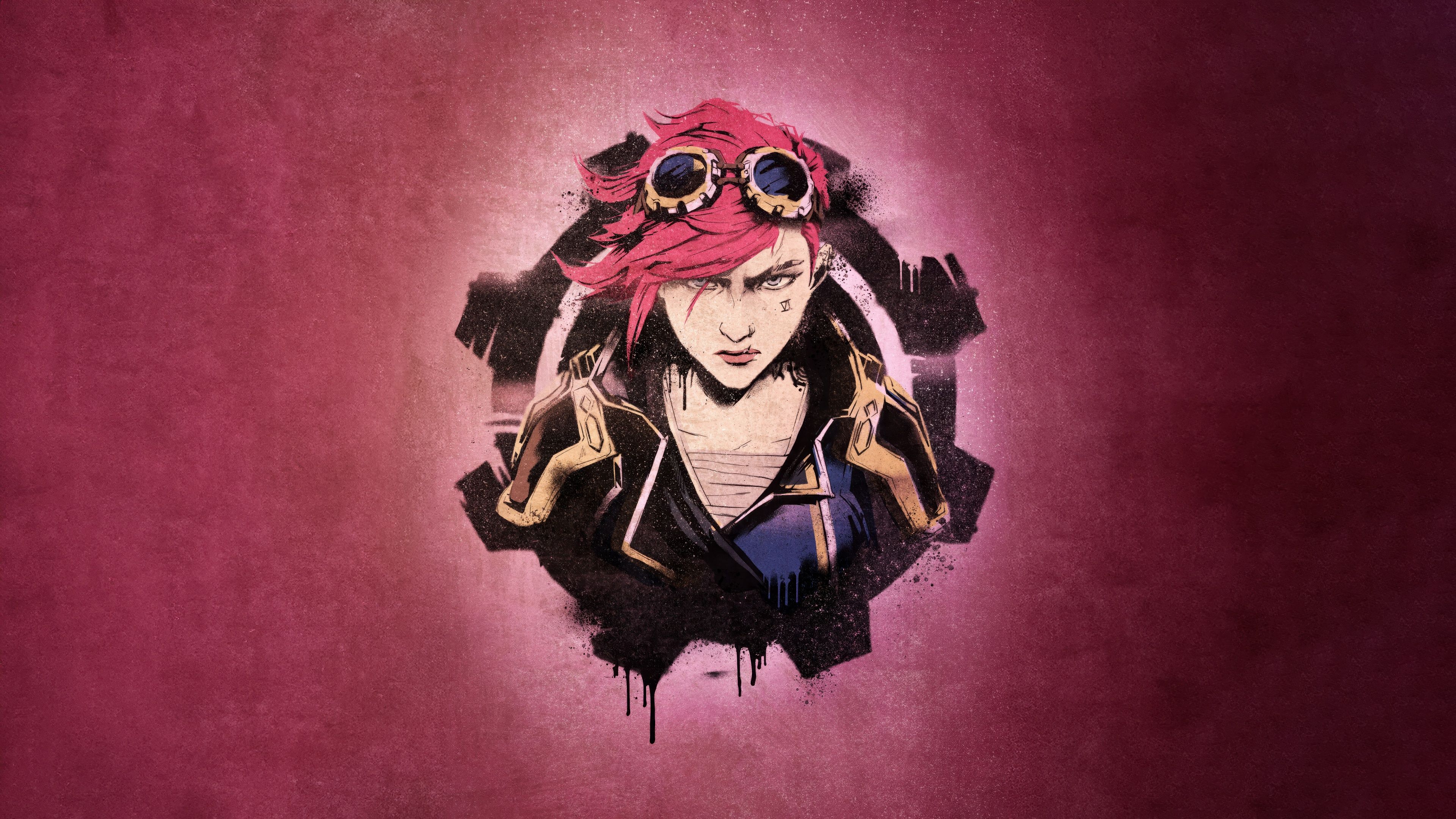 Vi (LoL) Graffiti ultra HD 4K wallpaper