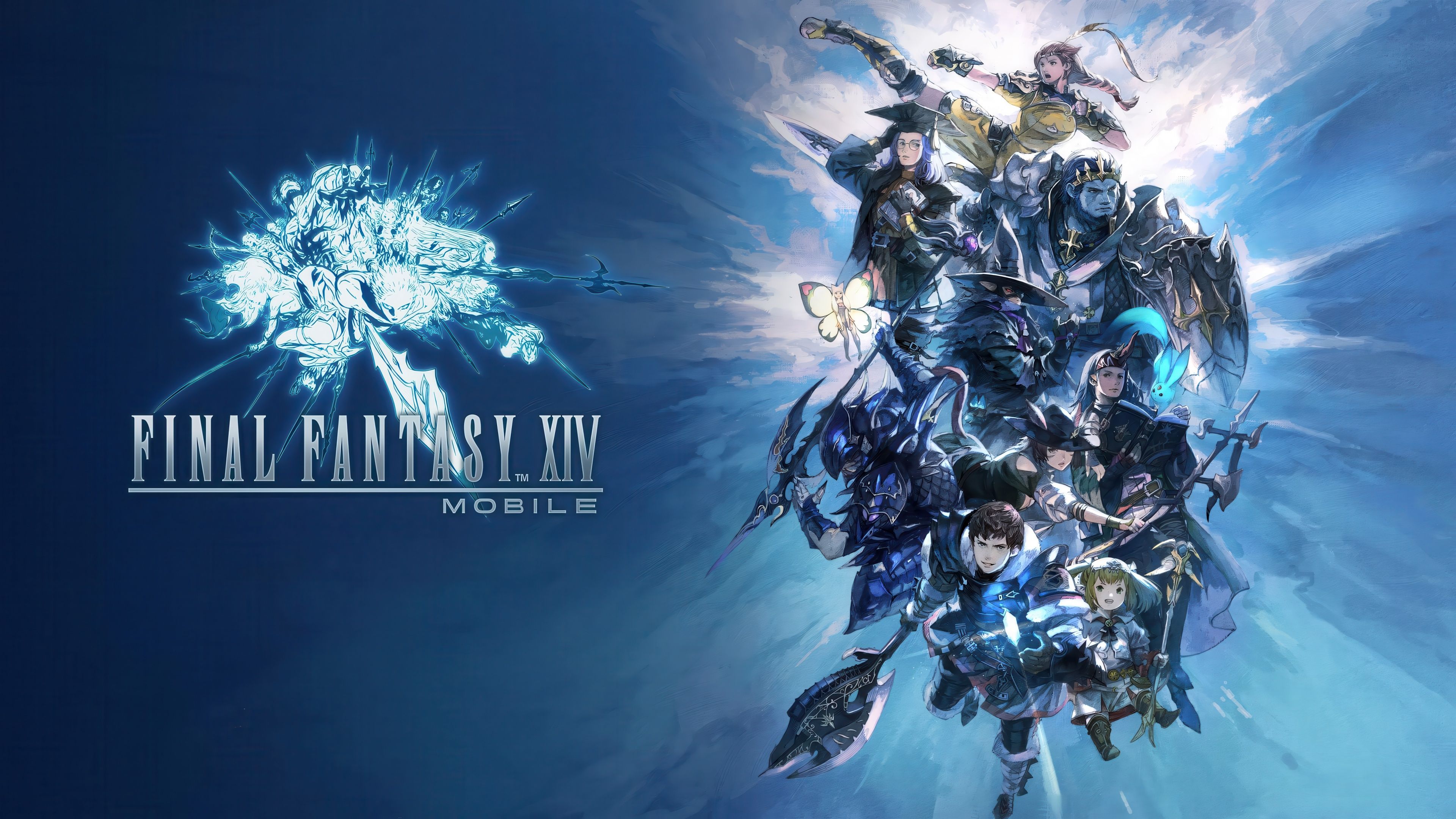 Final Fantasy XIV Mobile game ultra HD 4K wallpaper