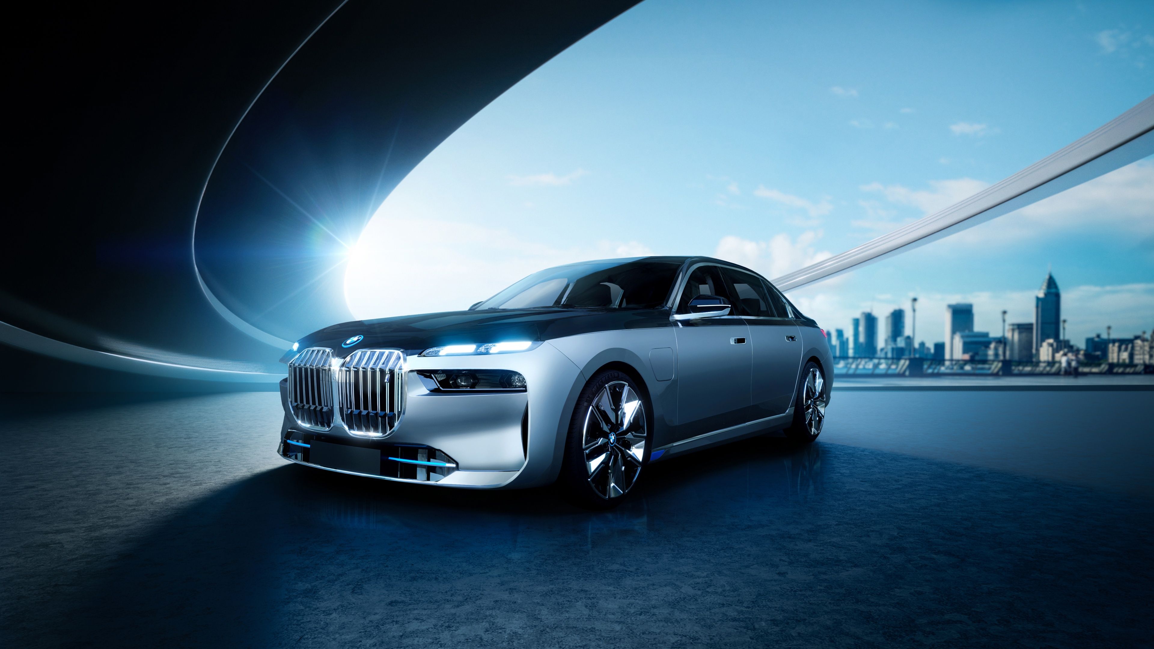 BMW i7 CGI ultra HD 4K wallpaper