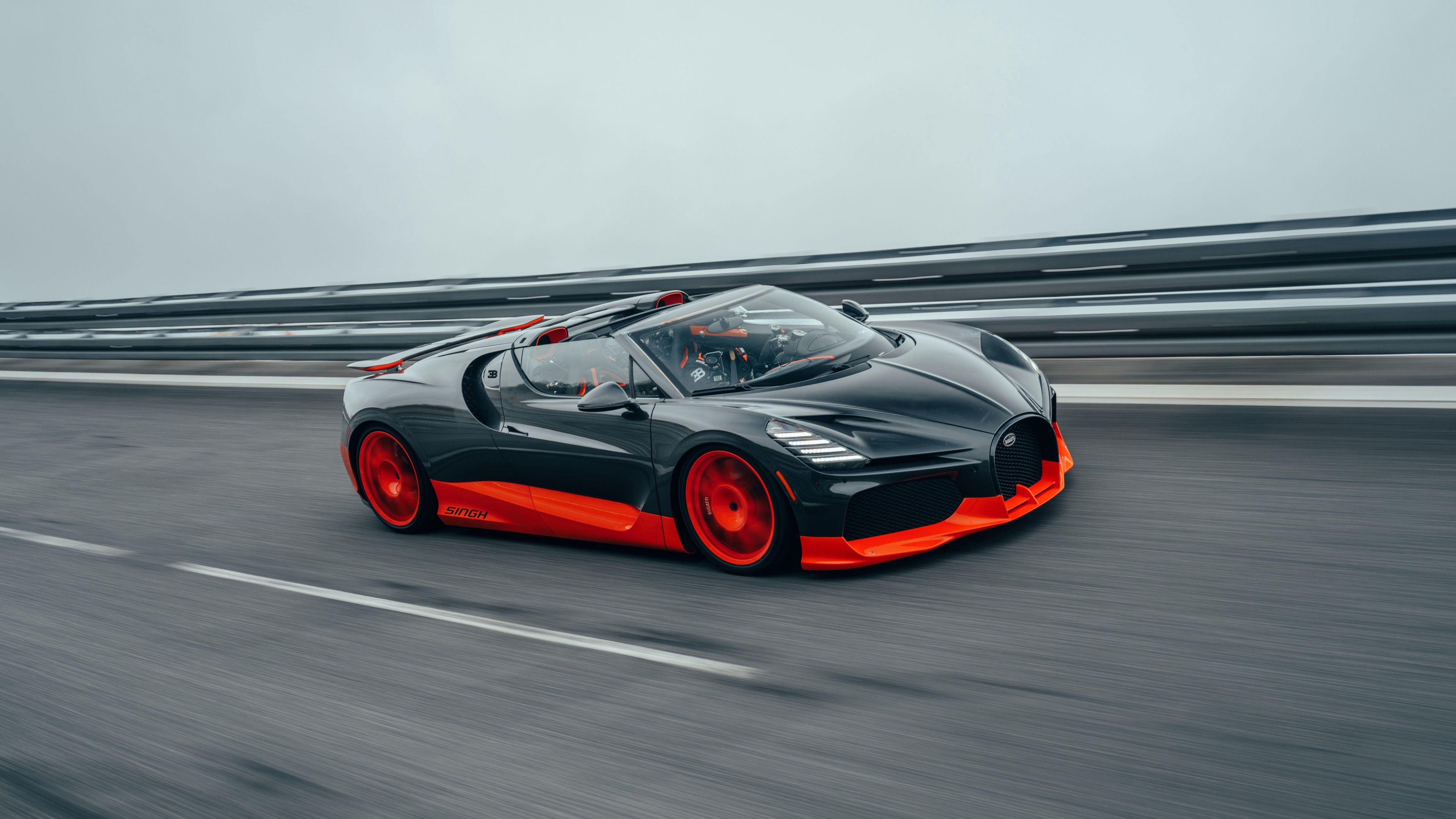 Bugatti W16 Mistral World Record Car ultra HD 4K wallpaper