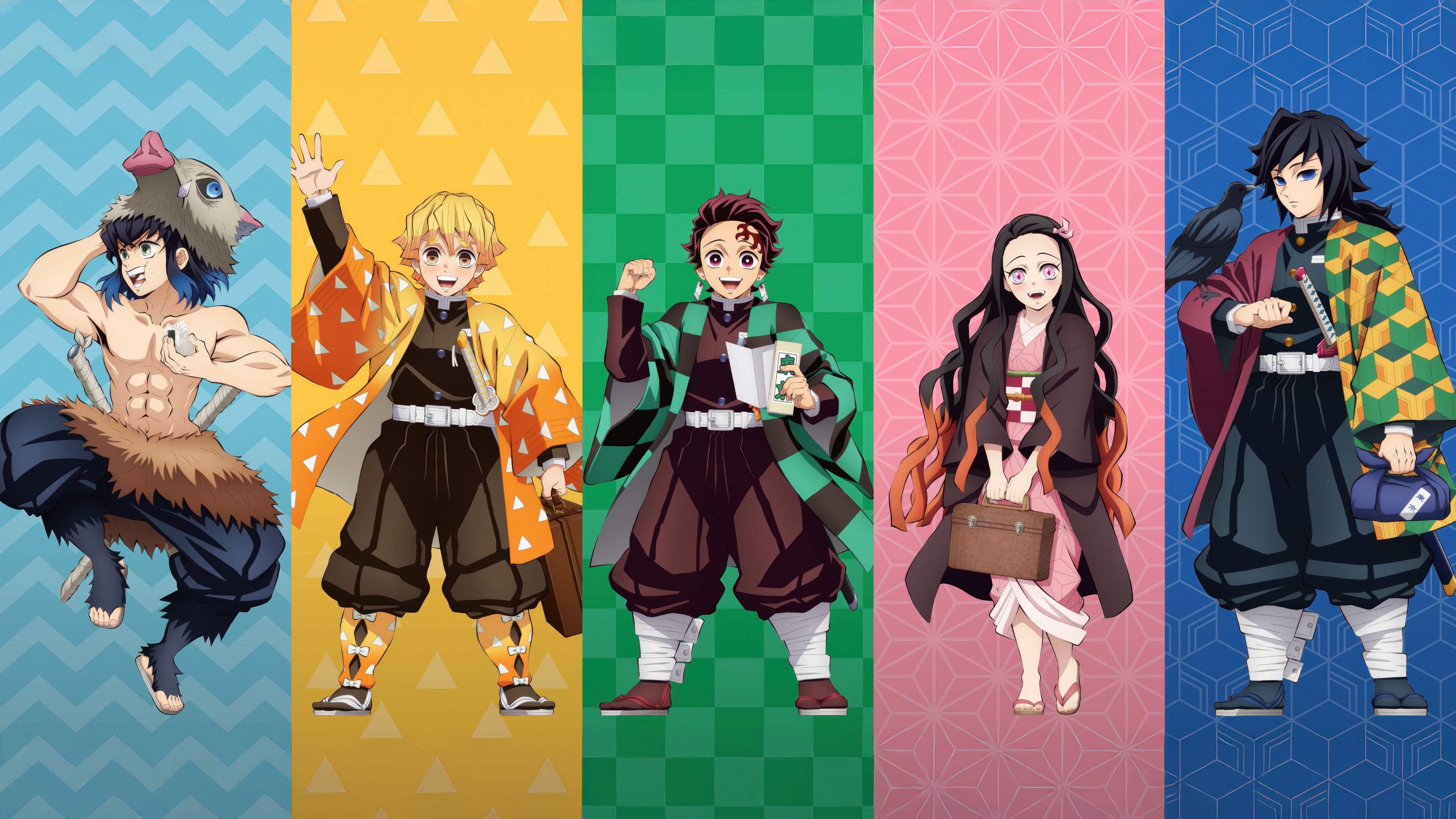 Demon Slayer: Kimetsu no Yaiba Characters ultra HD 4K wallpaper