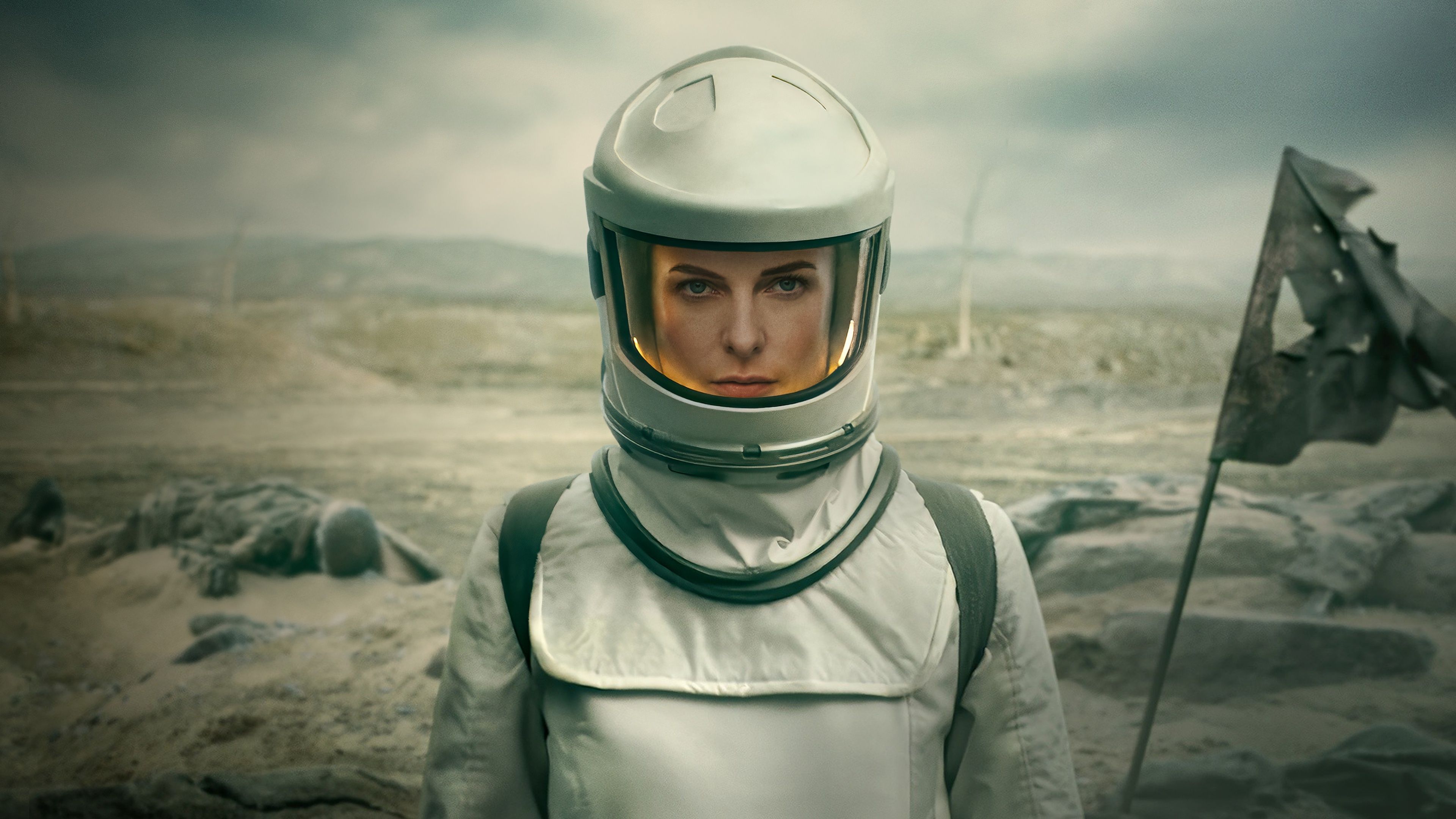 Silo Rebecca Ferguson ultra HD 4K wallpaper