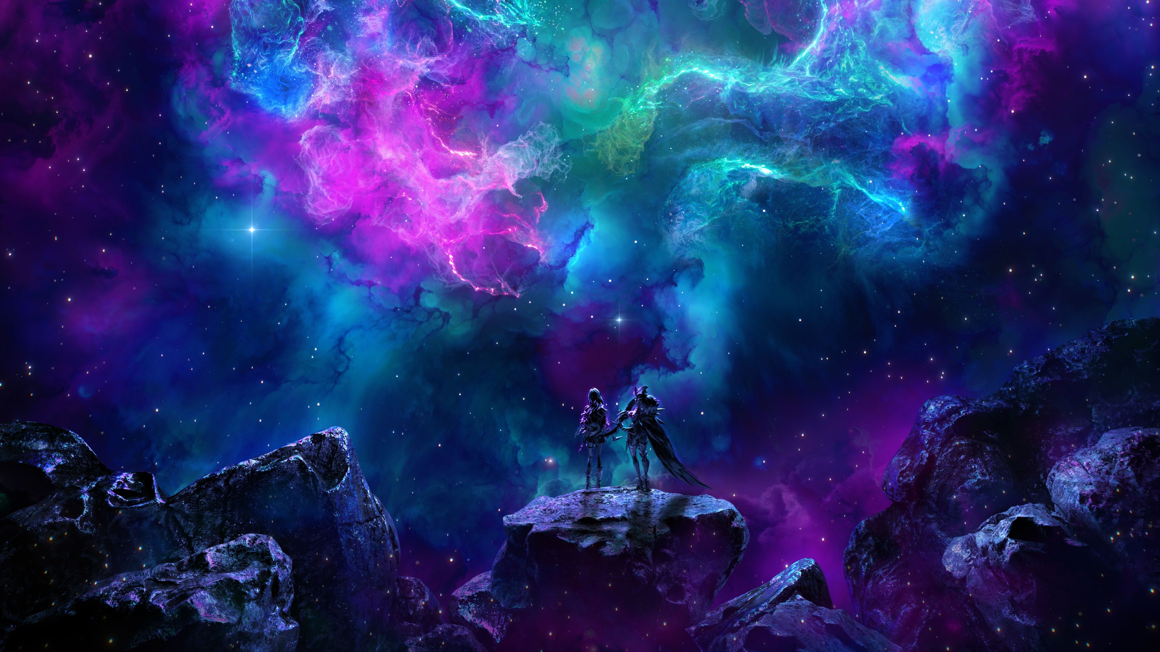 Together Nebula ultra HD 4K wallpaper