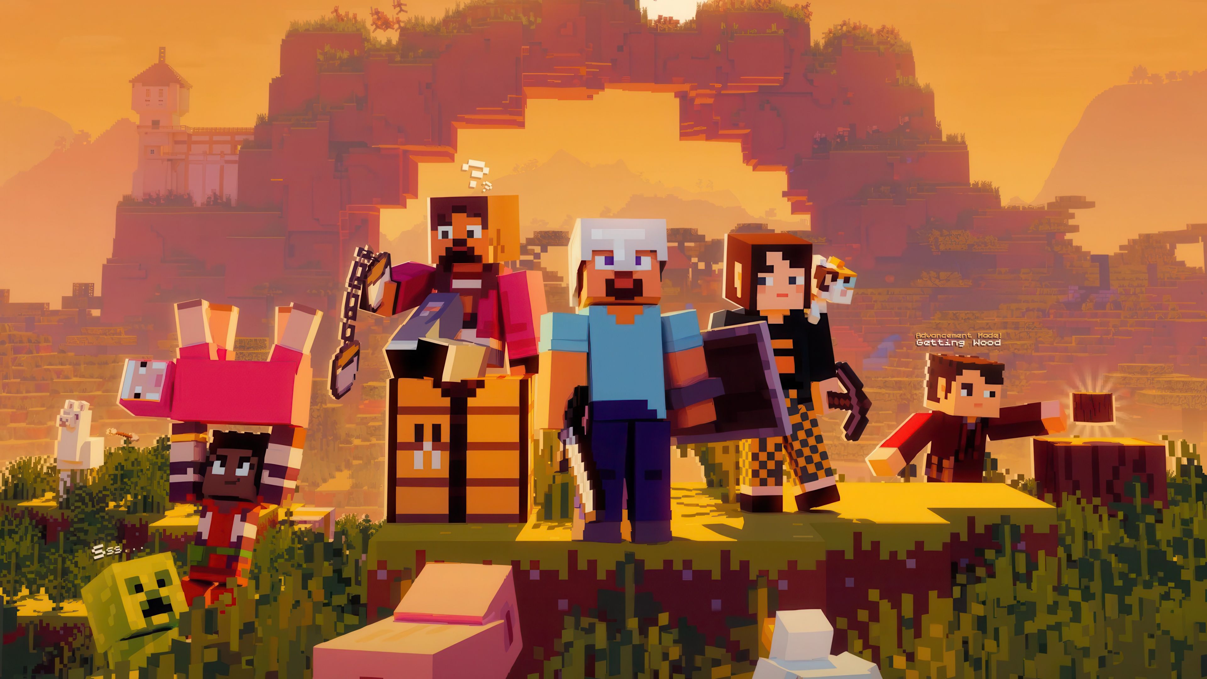 A Minecraft Movie 2025 Movies ultra HD 4K wallpaper
