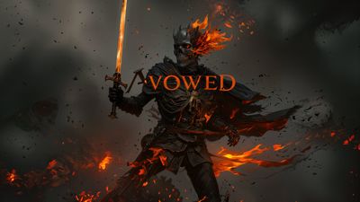 Avowed Fire effect ultra HD 4K wallpaper