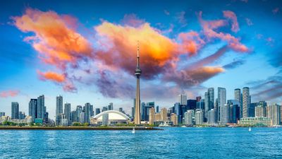 Toronto Cityscape ultra HD 4K wallpaper