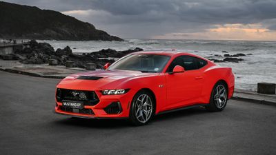 Ford Mustang GT Beach ultra HD 4K wallpaper