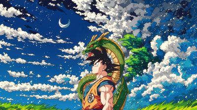 Son Goku Shenron ultra HD 4K wallpaper