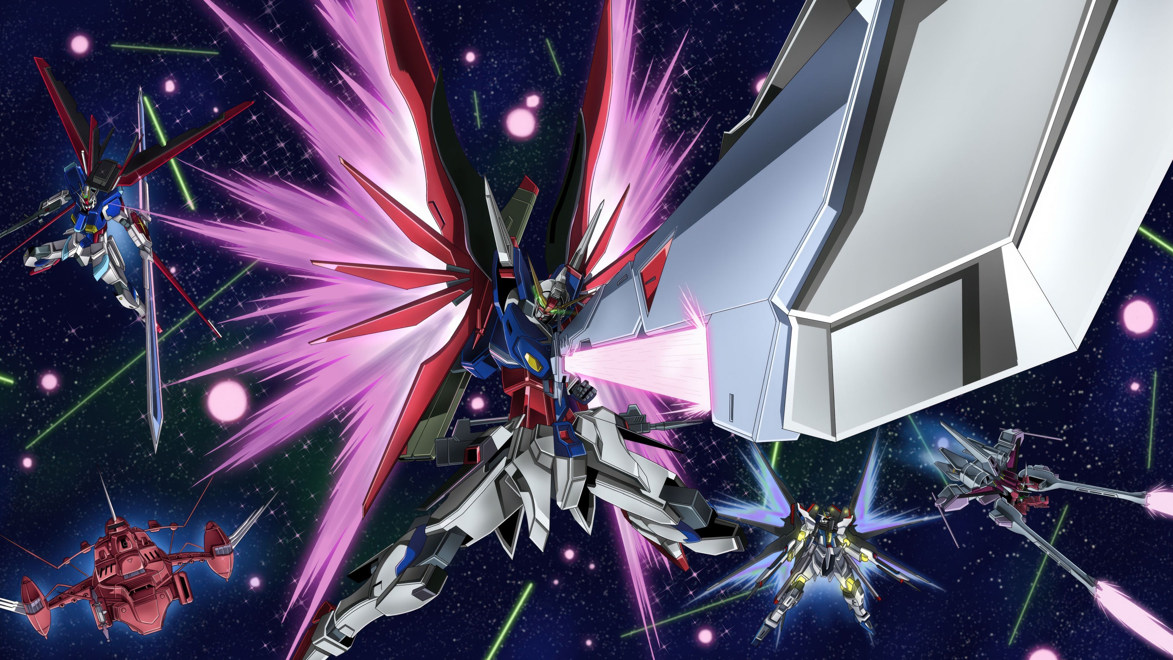 ZGMF-X42S Destiny Gundam Mobile Suit Gundam SEED ultra HD 4K wallpaper