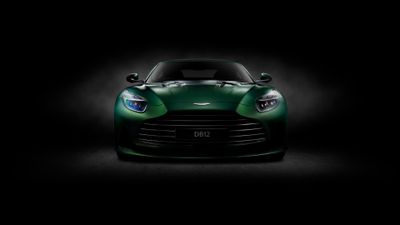 Aston Martin DB12 Dark background ultra HD 4K wallpaper