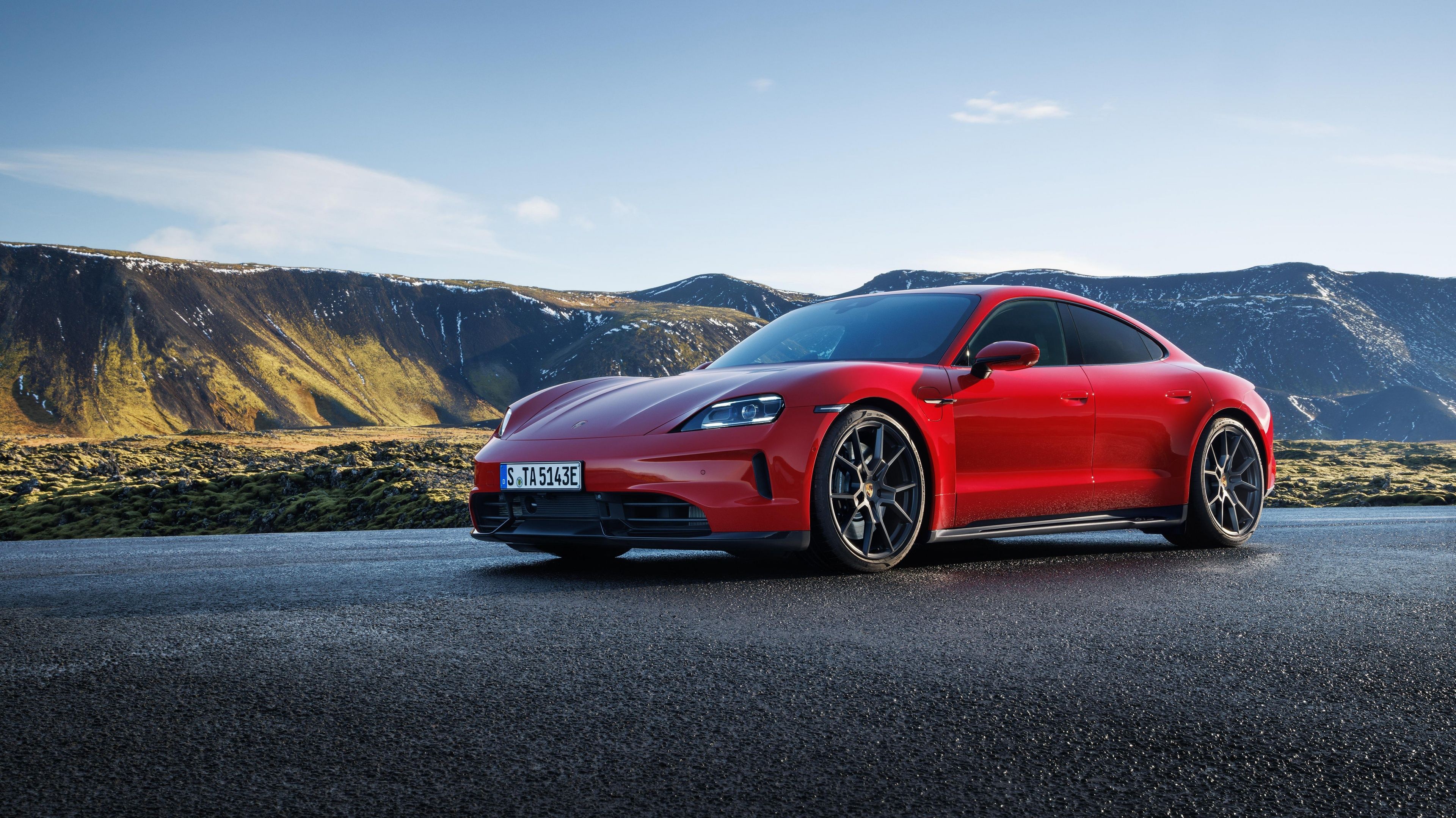 Porsche Taycan GTS 2024 ultra HD 4K wallpaper
